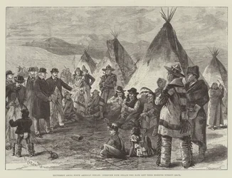 Opwinding onder Noord-Amerikaanse Indianen, interview met Indianen die hun reservaten zonder toestemming hebben verlaten